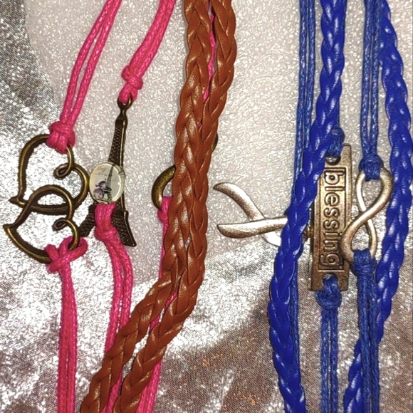 NEW Eiffel Tower/Infinity/Friendship Bracelets - Picture 10 of 16